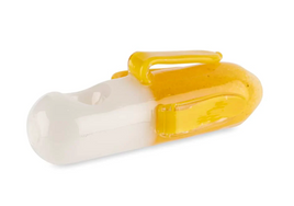 Custom Glass 5" Banana Hand Pipe
