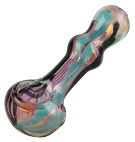 Hand Pipe Gold Fumed Wigwag 4"