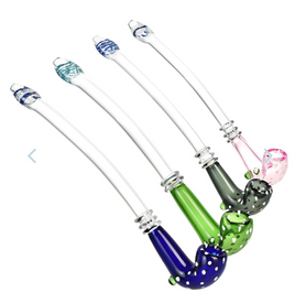 Welcoming Wizard Glass Hand Pipe 12"