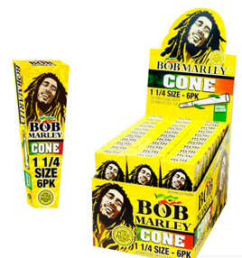 Bob Marley 1 1/4 Cones Pure Hemp 6pk