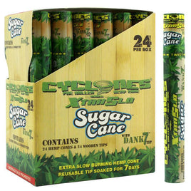 Cyclones Xtra Slo Sugar Cane with Dank 7 Tip Cigar Cone