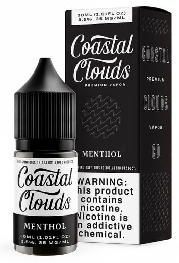 coastal clouds menthol tobacco Salt E-liquid - 30ml ICED White Clouds FREEZE 