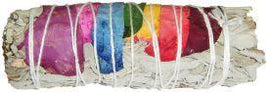 7 Chakra White Sage Smudge  3 inch